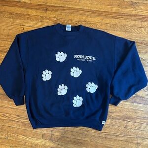 Vintage Russell Athletic Penn State Nittany Lions Long Sleeve Sweatshirt L